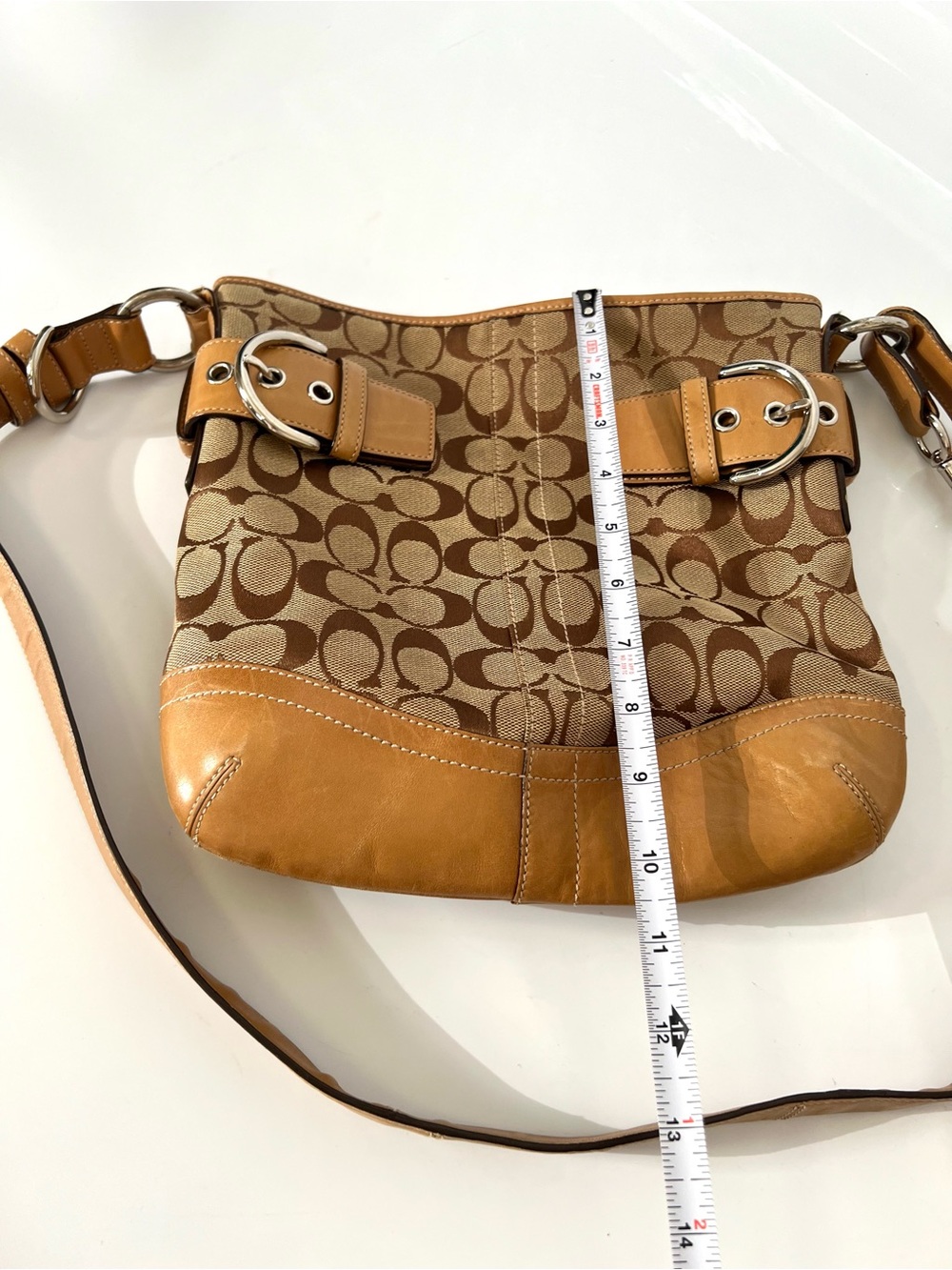 Vintage Coach Signature Jacquard Soho Duffle Bag No H05K- 3574 - Picture 12 of 14